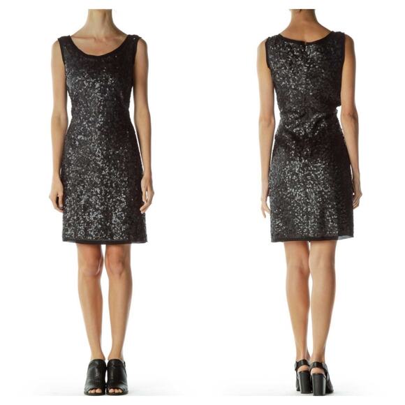 Talbots All Over Sequin Shift Dress - Picture 1 of 7